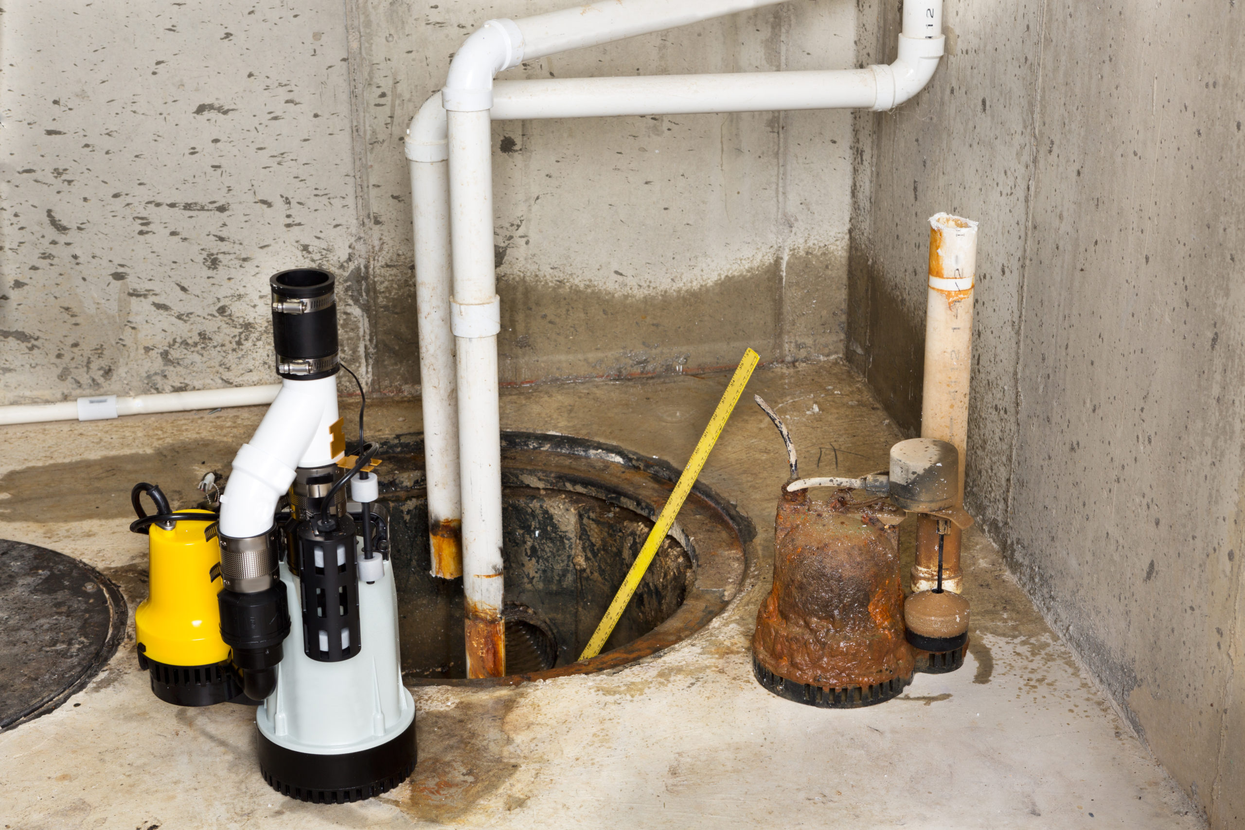 sewage ejector system maintenance and cleaning