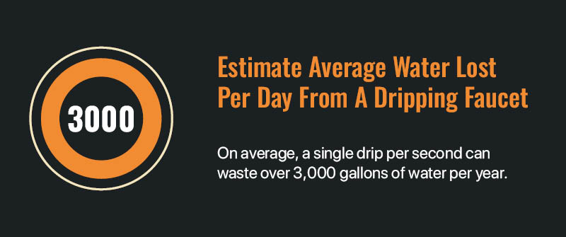 Estimate Average Water Lost Per Day From A Dripping Faucet