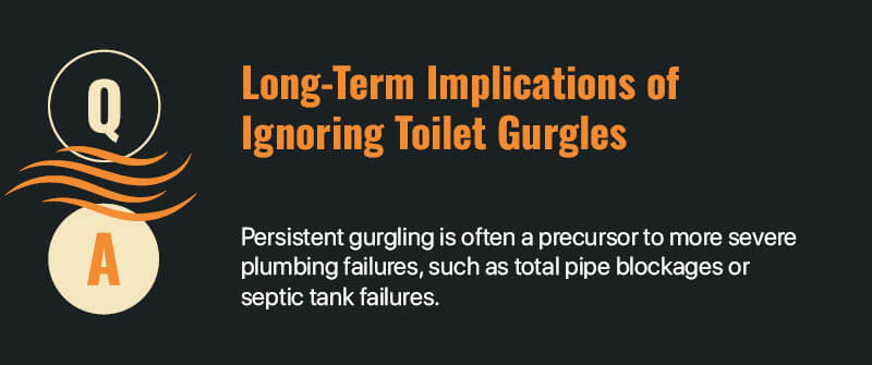 Long-Term Implications of Ignoring Toilet Gurgles