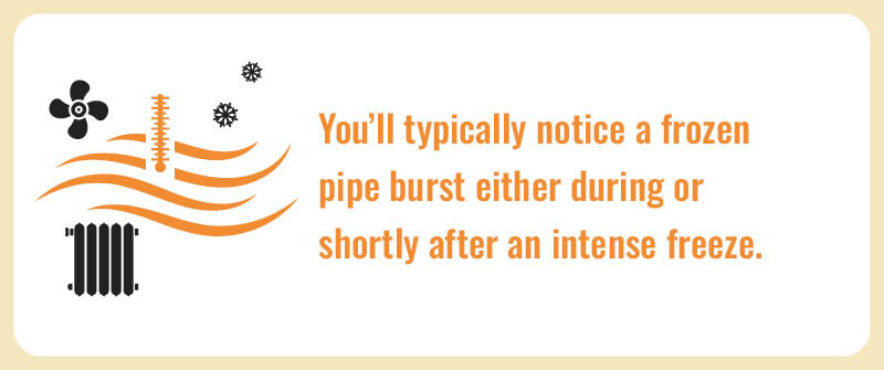 How Do You Know If A Pipe Burst From Freezing?